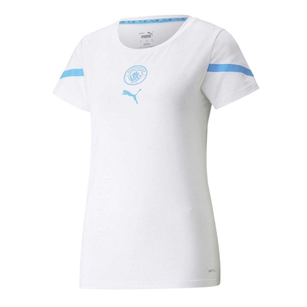 Manchester City FC Womens/Ladies Puma Training Jersey / White/Blue